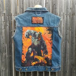 One of a Kind CUSTOMIZED Denim Vest